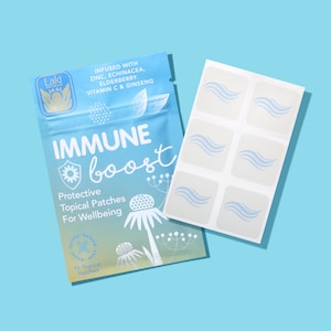 Immune Boost Patch - Pack of 15 - Herbal Formula with Zinc, Echinacea, Vitamin C & D3 to help defend the body and boost the immune system