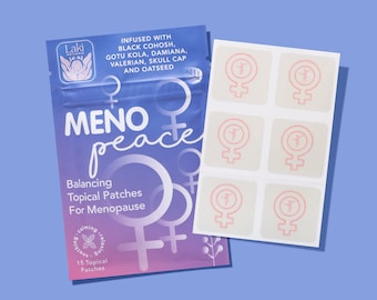 Meno-Peace Patch - Pack of 15 - Topical Patches for Hot Flashes & More