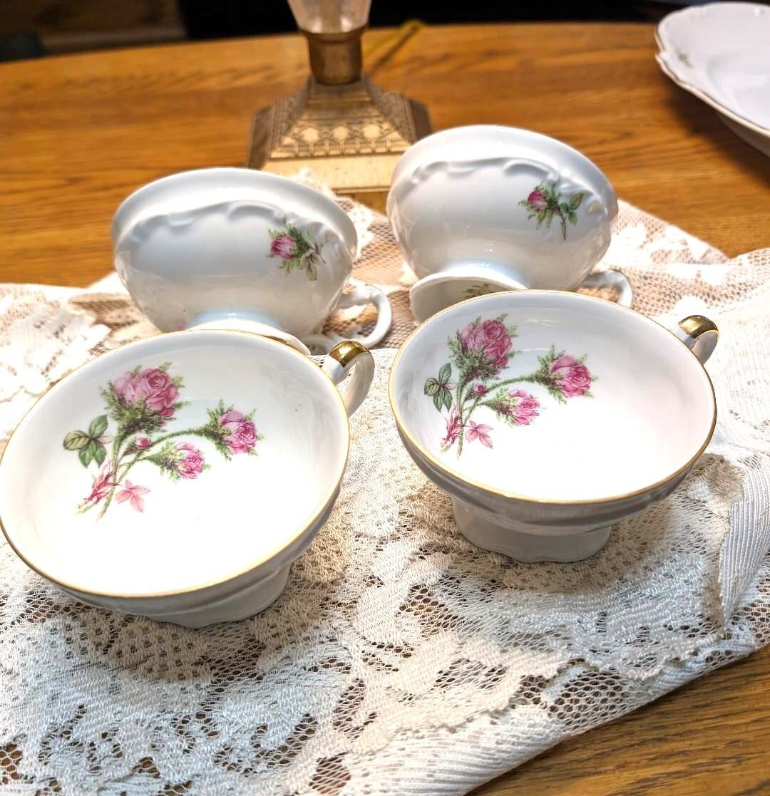 Vintage Hertel Jacob Porcelain Cups - Etsy