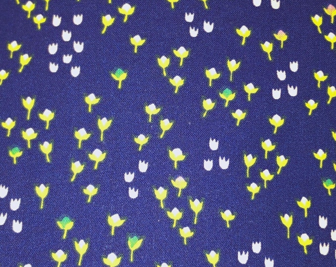 Tiny Green Floral Scrub Cap