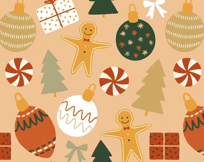 CHR - Boho Christmas Scrub Cap