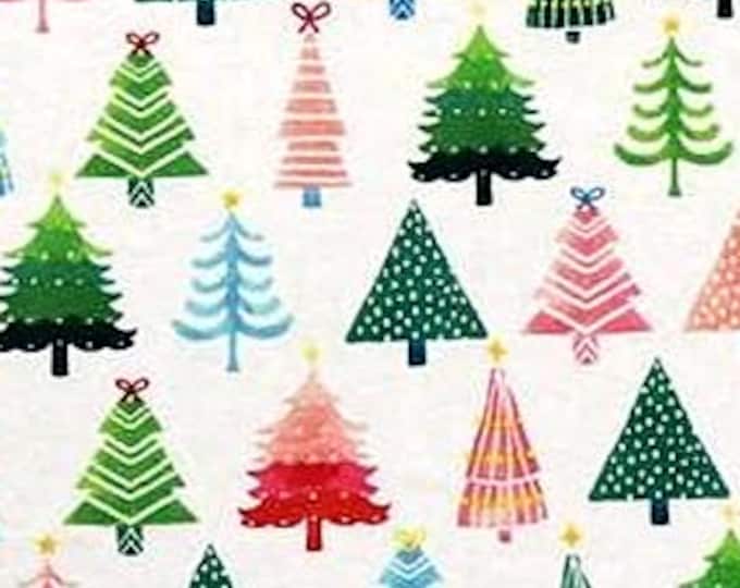 CHR - Watercolor Christmas Trees Scrub Cap