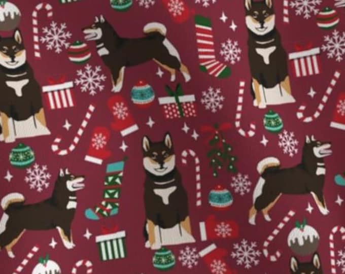 CHR - Shiba Inu Christmas Scrub Cap