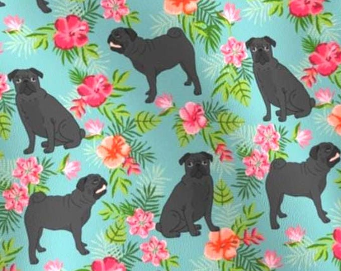 Black Pugs Scrub Cap