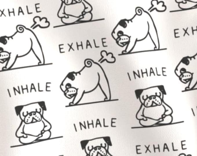 Pugs Inhale Exhale Scrub Cap