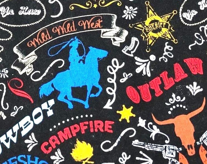 Cowboy Graffiti Scrub Cap