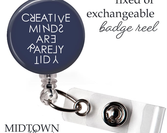Creative Minds Badge Reel or Exchangeable Topper