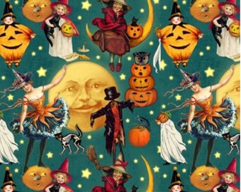 HAL - Vintage Halloween Scrub Cap