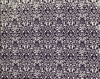 Purple Wallpaper Floral Scrub Cap
