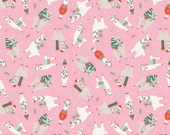 CHR - Christmas Llamas Scrub Cap