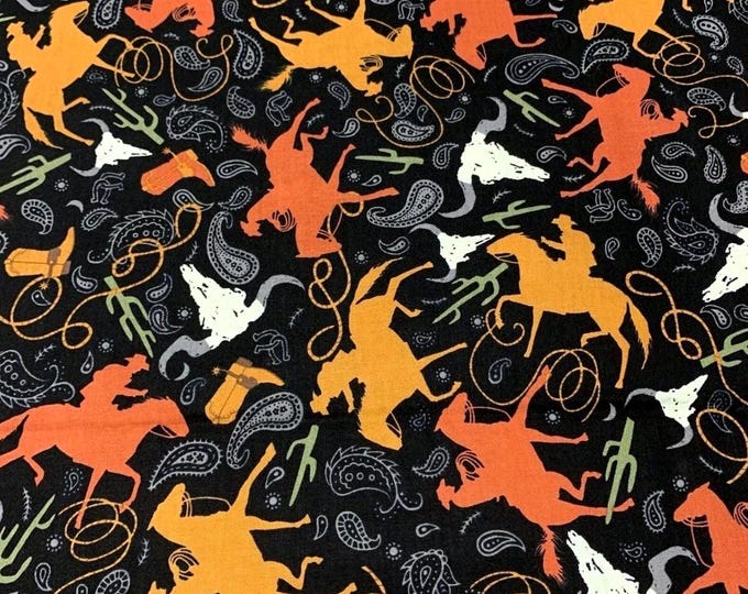 Rodeo Silhouettes Scrub Cap