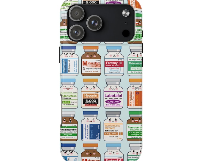 Playful Prescription Tough Phone Case | Unique Gift for Healthcare Workers, Pharmacy Lovers, Medical Students, Birthday, Holiday