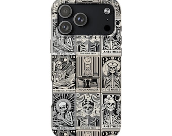 Surgical Tarot Phone Case, Tough Cases for Nurses, Doctors, Medical Students, Unique Healthcare Design