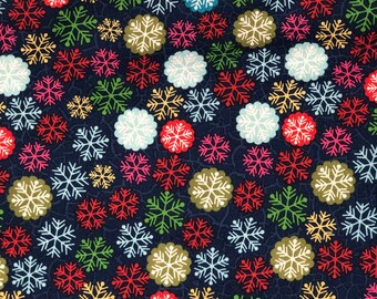 WIN - Colorful Snowflakes Scrub Cap