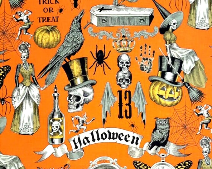 HAL - Halloween Ephemera Scrub Cap