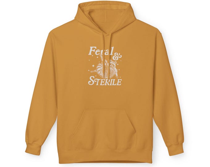 Feral and Sterile Unisex Midweight Softstyle Fleece Hoodie