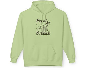 Feral and Sterile Unisex Midweight Softstyle Fleece Hoodie