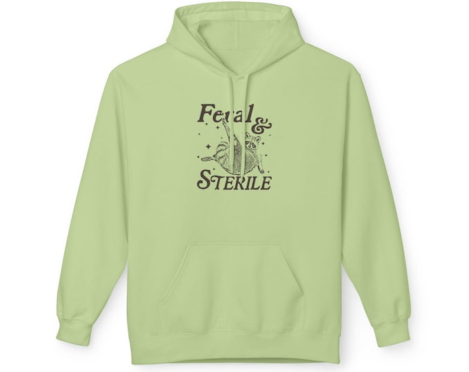 Feral and Sterile Unisex Midweight Softstyle Fleece Hoodie