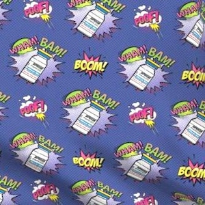Anesthesia EXCLUSIVE PATTERN Wham! Bam! Diprivan Scrub Cap
