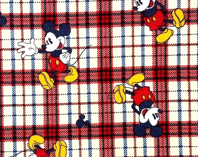 DIS - Plaid Mickey Scrub Cap