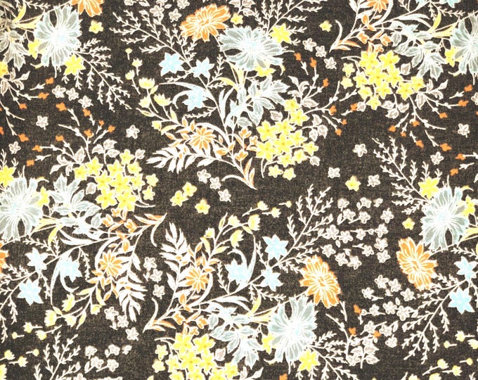 Pastel Garden on Charcoal Scrub Cap