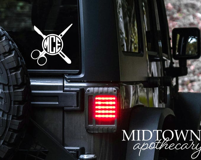 Scalpel Monogram Car Decal/Tumbler Decal/Laptop Sticker