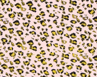 Cheetah Print with Gold Foil Scrub Cap