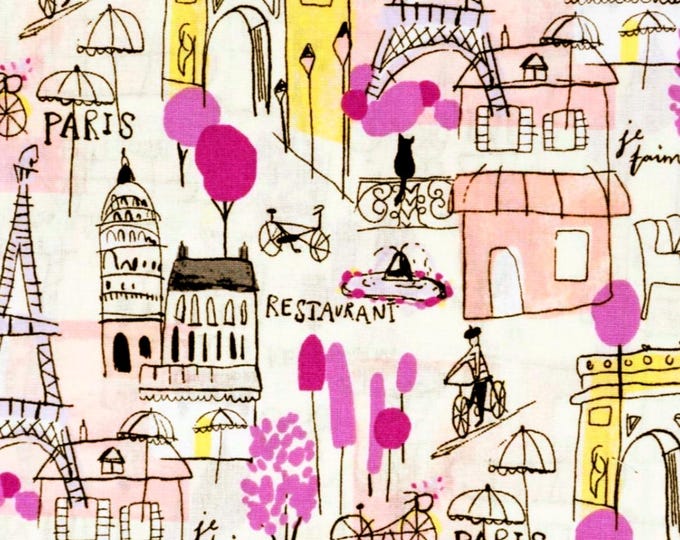 Paris Doodles Scrub Cap