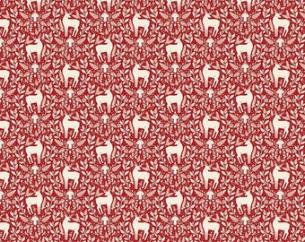 CHR - Floral Reindeer Scrub Cap