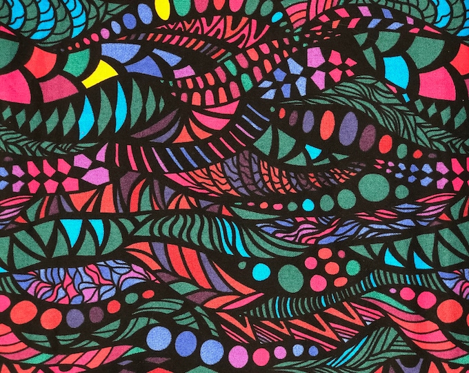 Red Zentangle Scrub Cap