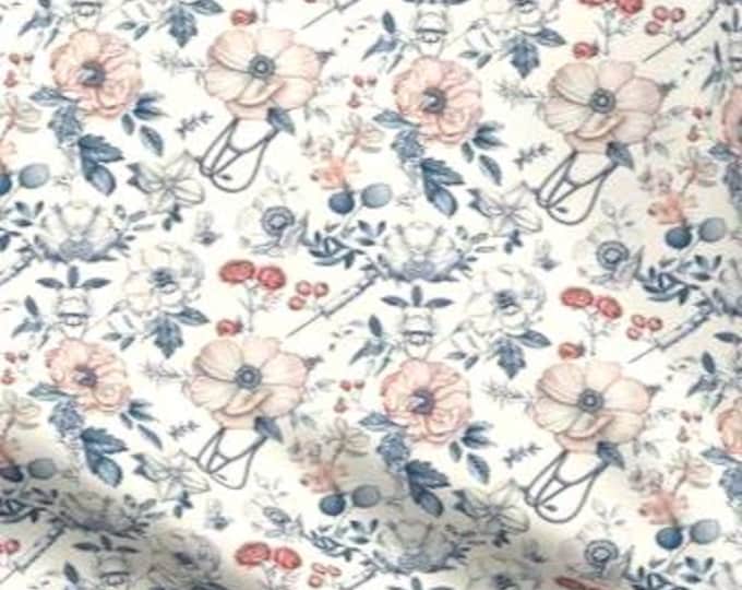 Medical Floral Scrub Cap