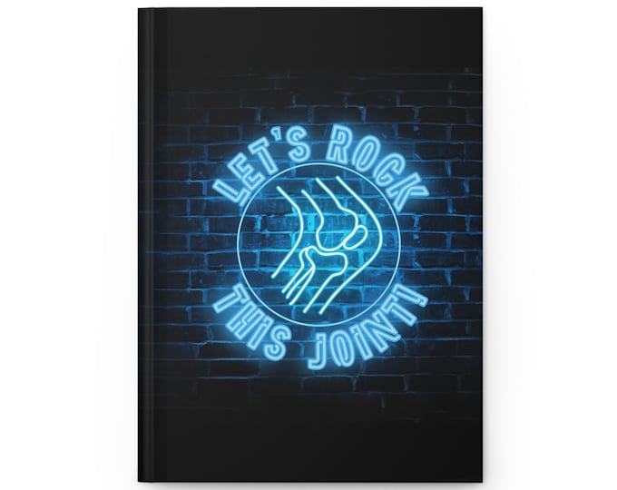 Lets Rock This Joint neon sign Journal