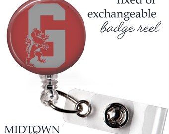 Gryffindor G Badge Reel or Exchangeable Topper