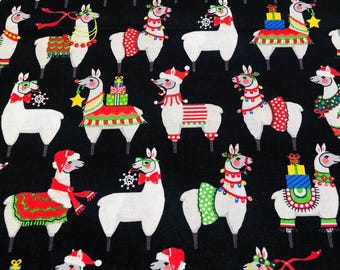 CHR - Christmas Llamas Scrub Cap