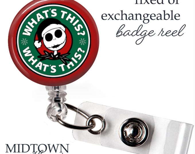 What's This? Badge Reel or Exchangeable Topper
