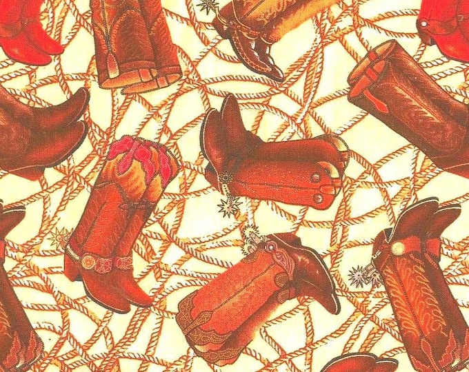 Cowboy Boots and Ropes Scrub Cap