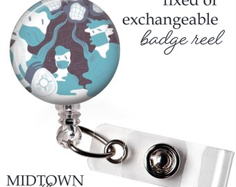 Patient View Badge Reel or Exchangeable Topper