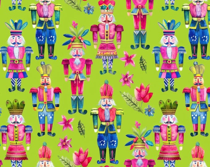 Featured listing image: CHR - Neon Nutcrackers Scrub Cap