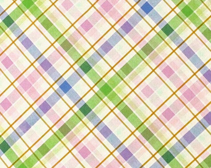 EAS - Easter Bias Plaid Scrub Cap