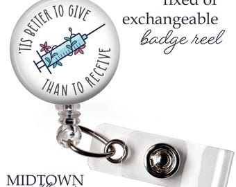 Better to Give Badge Reel or Exchangeable Topper