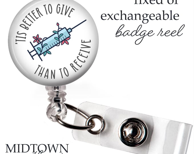 Better to Give Badge Reel or Exchangeable Topper