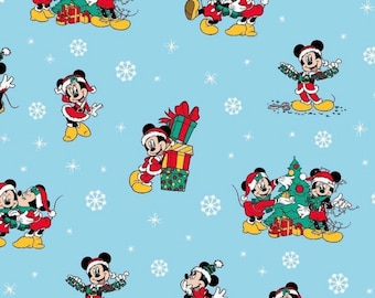 CHR - Mickey & Minnie Christmas Scrub Cap