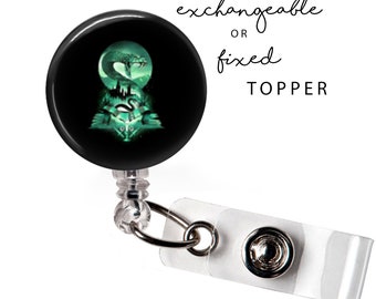 POP - Slytherin Snake Badge Reel or Exchangeable Button