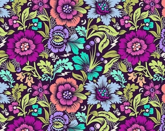 Midnight Floral Scrub Cap