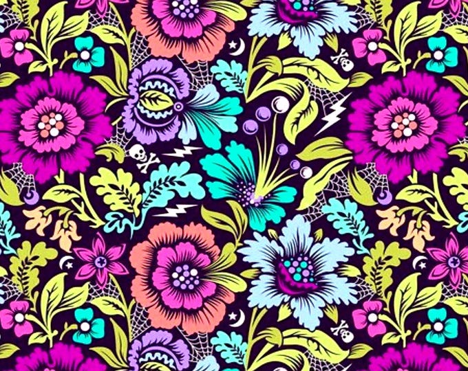 Midnight Floral Scrub Cap