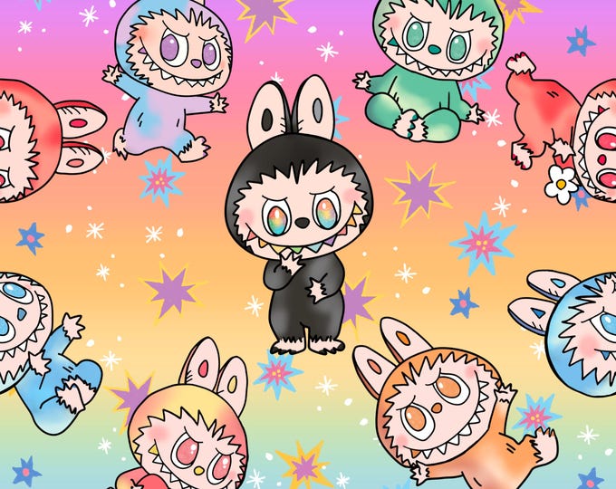 Adorable Monsters Scrub Cap