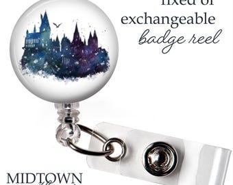 Hogwarts Badge Reel or Exchangeable Topper