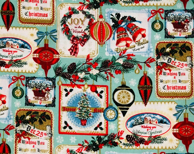 CHR - Vintage Christmas Scrub Cap