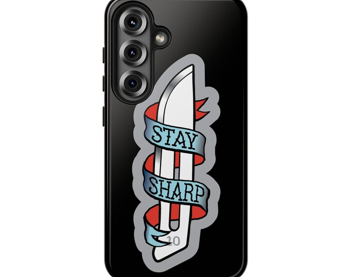 Tough Phone Case: Stay Sharp Design - Durable Phone Cover for Knife Lovers, Gift for Foodies, Kitchen Decor, Unique Cell Phone [...]