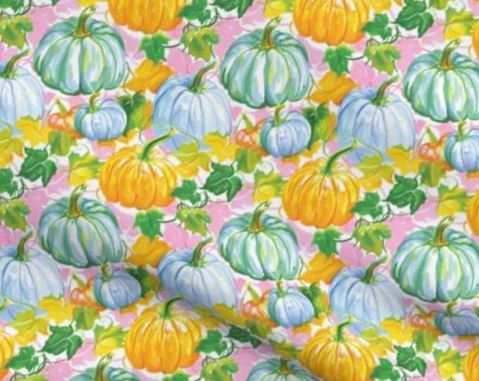AUT - Watercolor Pumpkin Patch Scrub Cap
